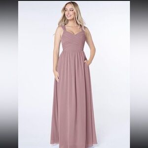 Azazie Raine Dress Dusty Rose A14